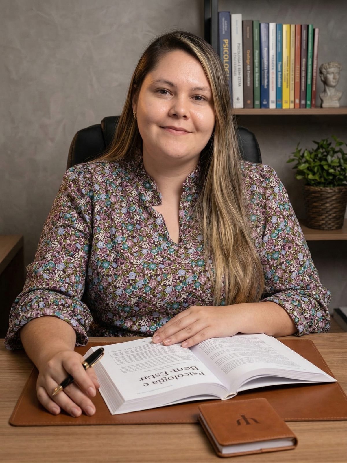 Deldy Pimentel em seu consultório